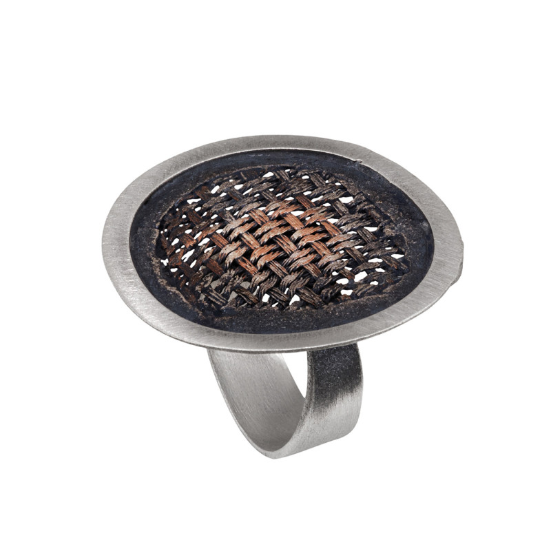 Fractura Silver Ring by Dorian Grabowski