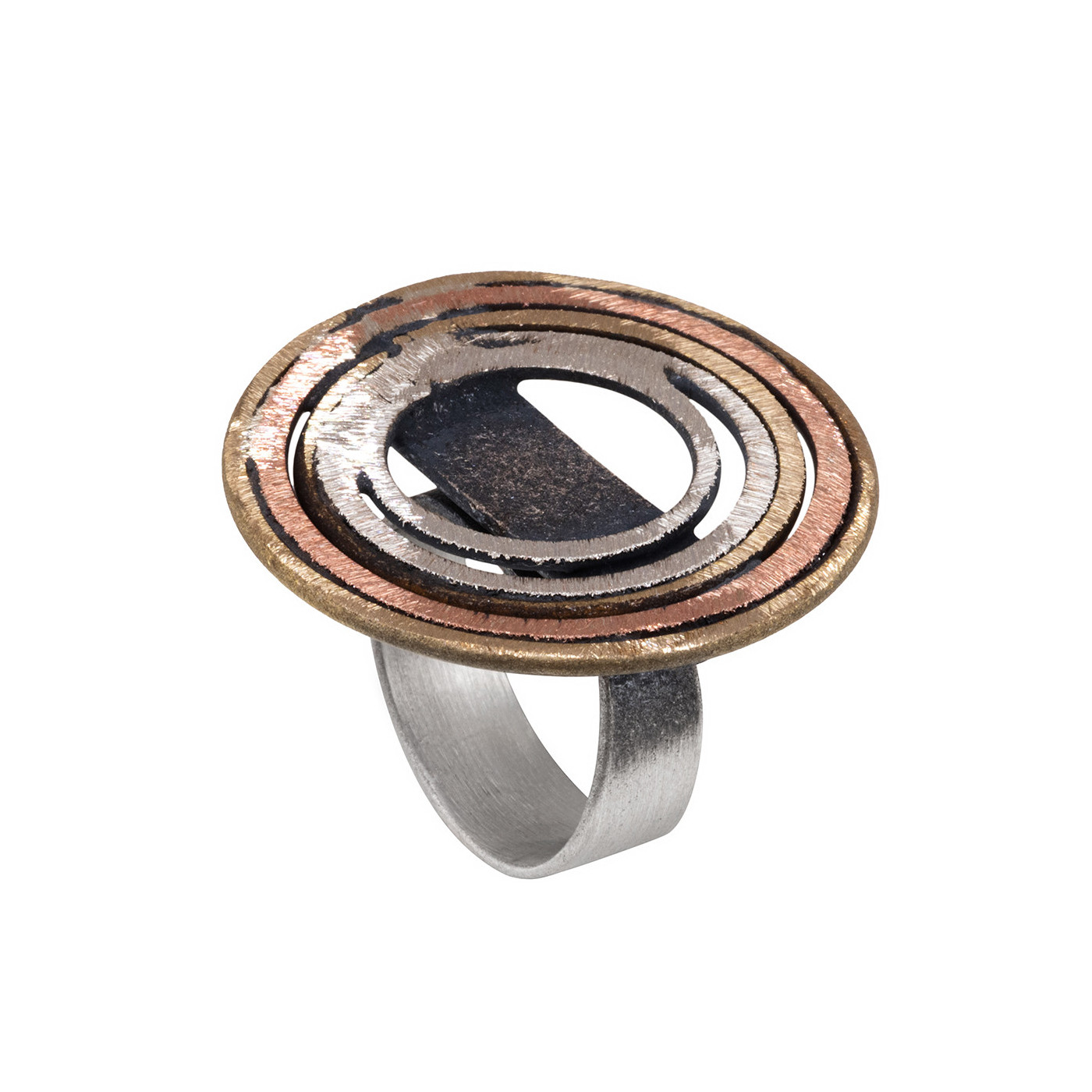 FUSION Silver Ring by Dorian Grabowski