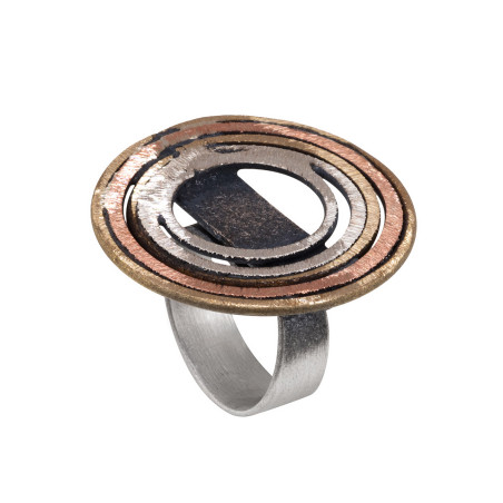 FUSION Silver Ring by Dorian Grabowski