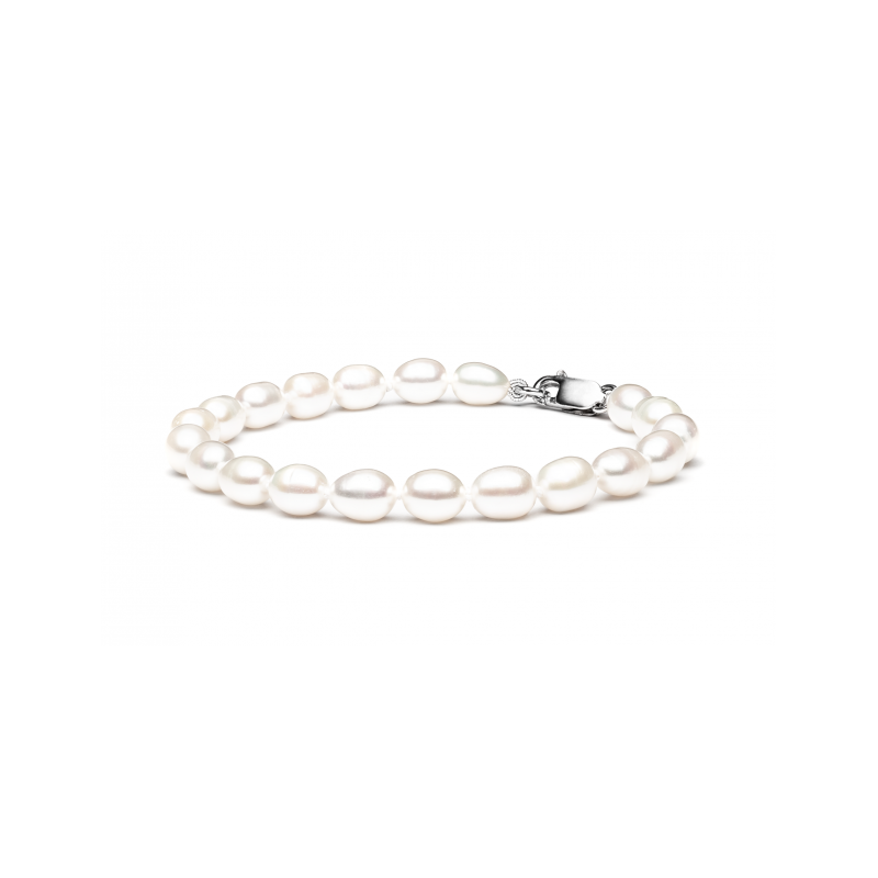 Pearls Bracelet with Silver Clasp