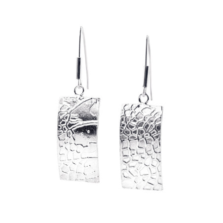 Vestige - Silver Earrings by Dorian Grabowski
