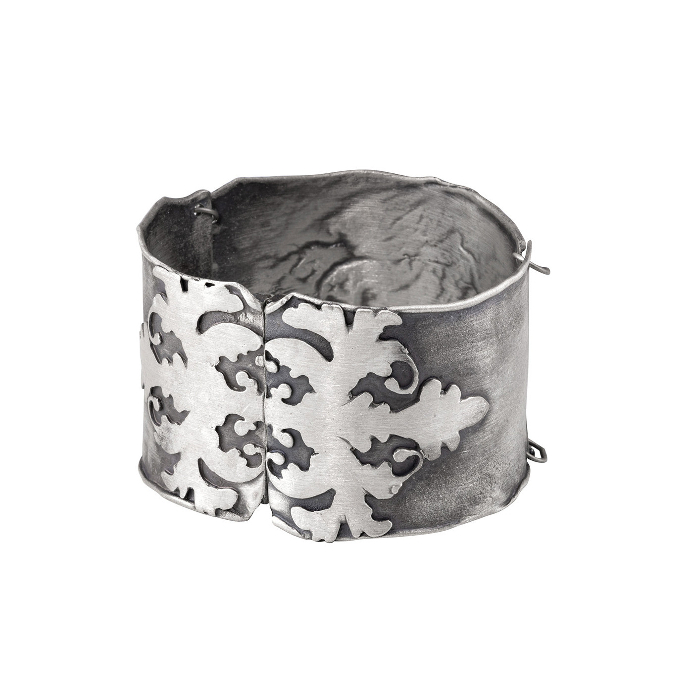Grey Tendril-Silver Bracelet by Dorian Grabowski