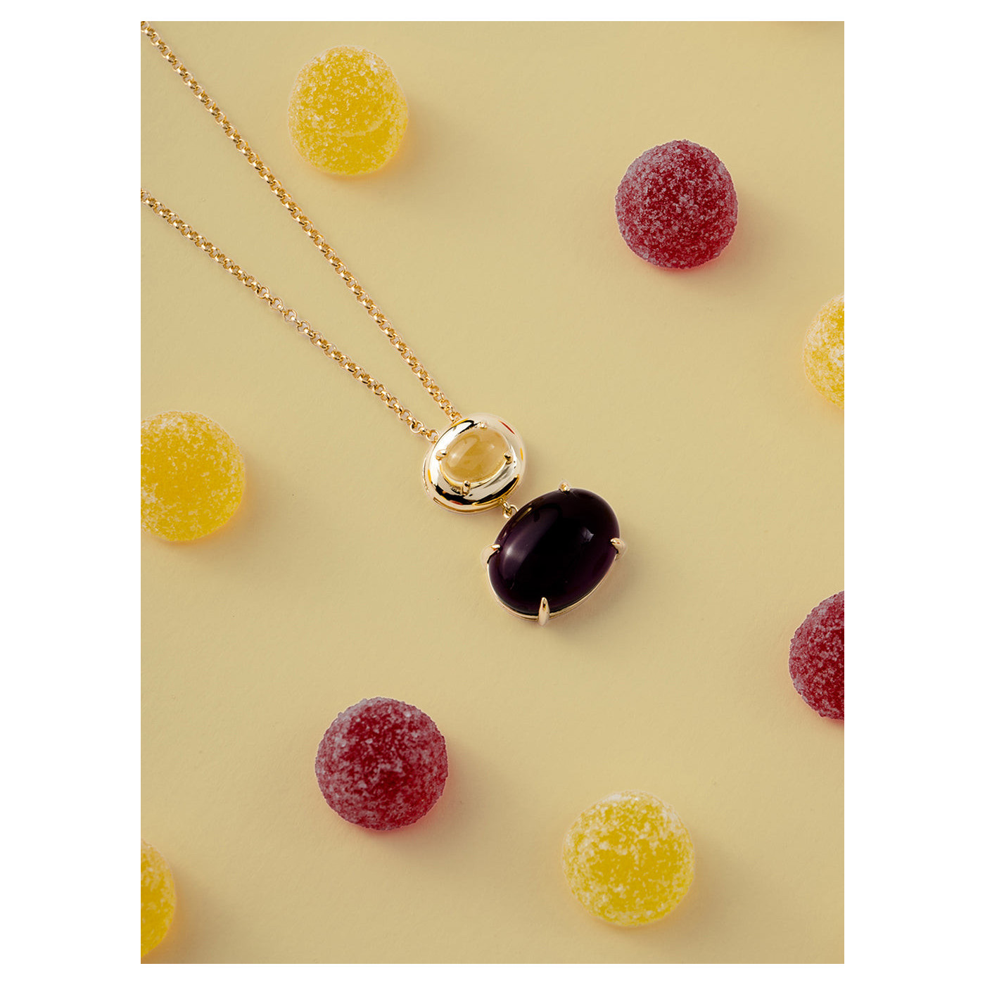 Stones Necklace 925 Sterling silver