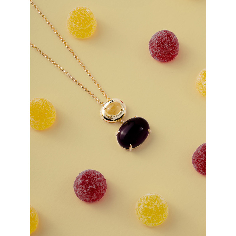 Stones Necklace 925 Sterling silver