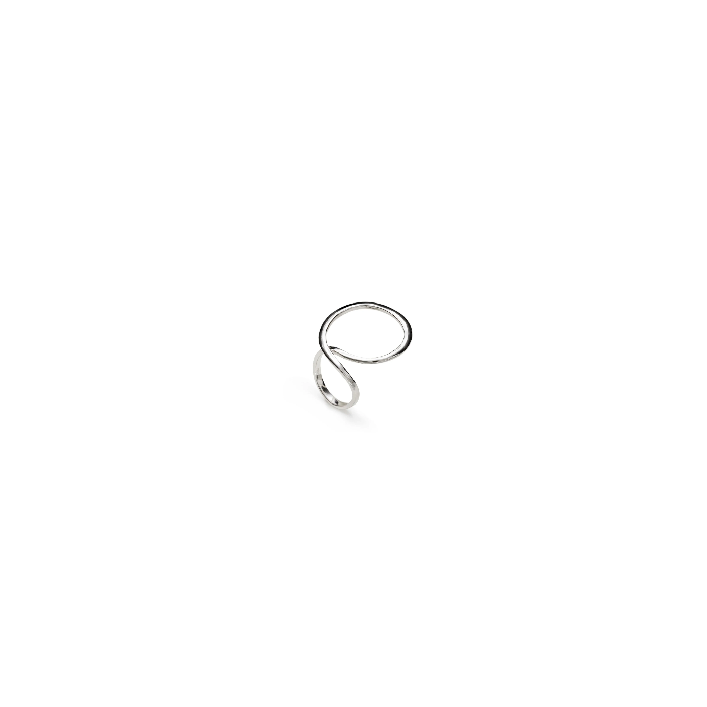 Mono Loop - Srebrny Pierścionek