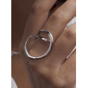 Mono Loop- Silver Ring