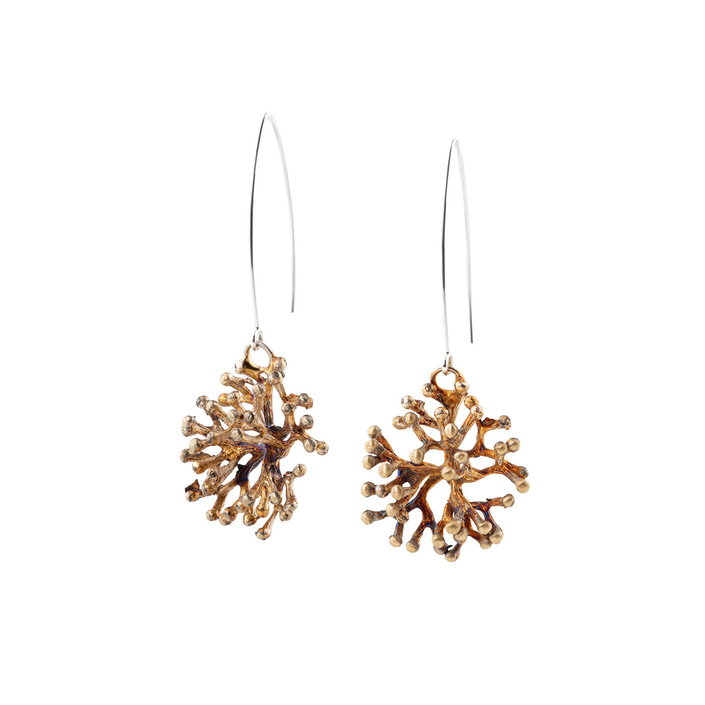 Marinea - Silver Earrings by Dorian Grabowski
