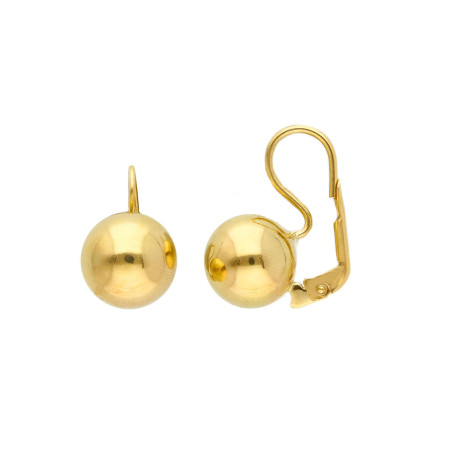 Gold Ball Earrings – 14K (585)