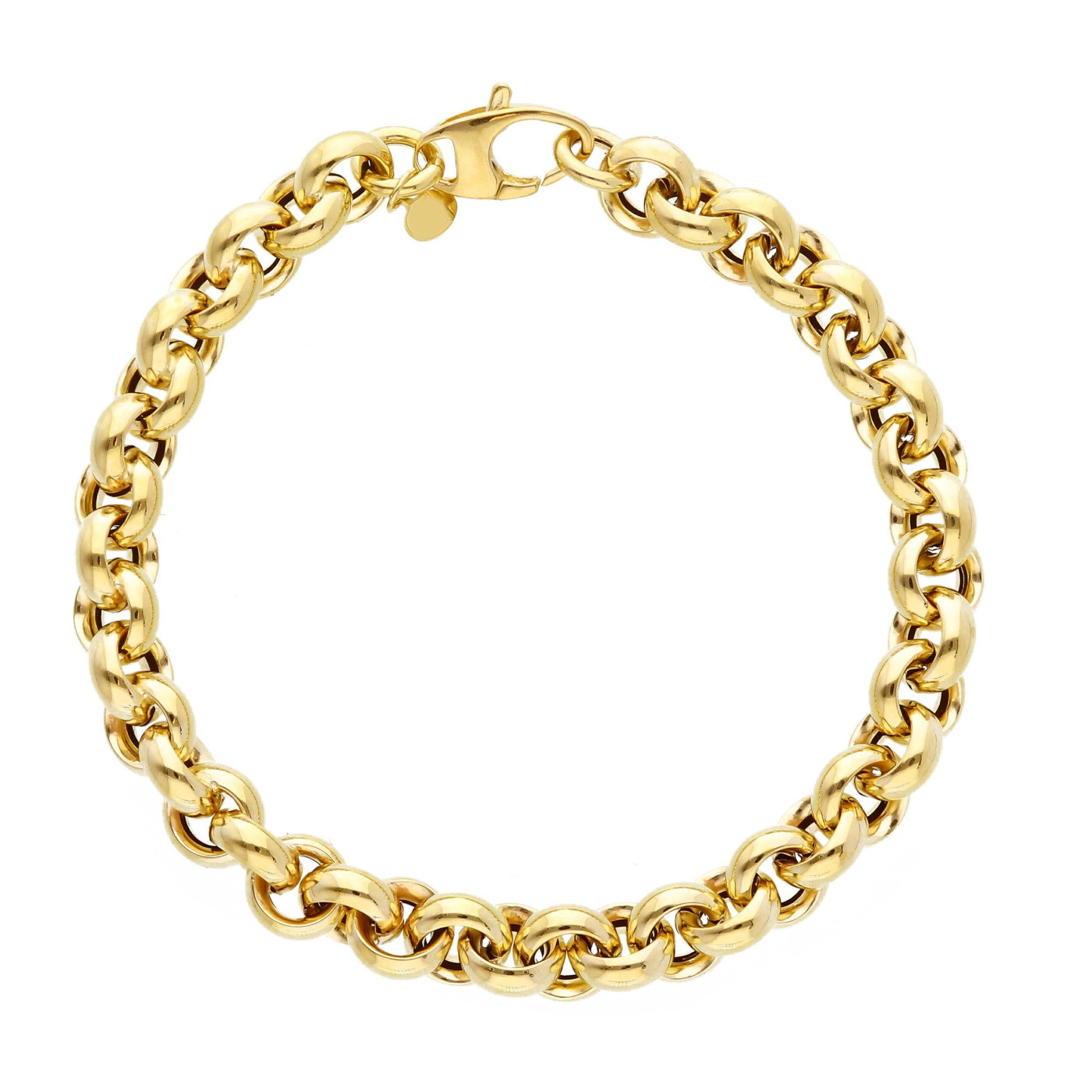 Gold 585 (14K) bracelet Rolo -  próba 585