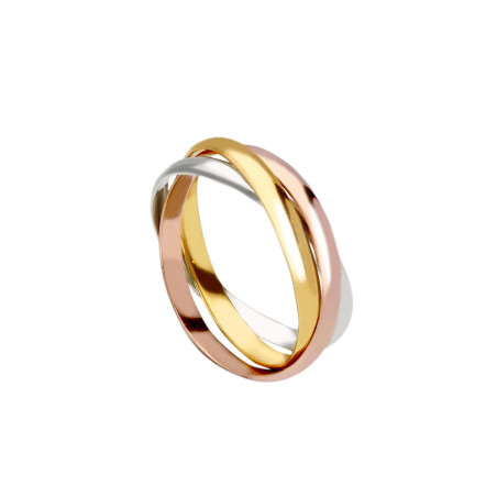 Trinity Ring -White gold, yellow gold, rose gold 585