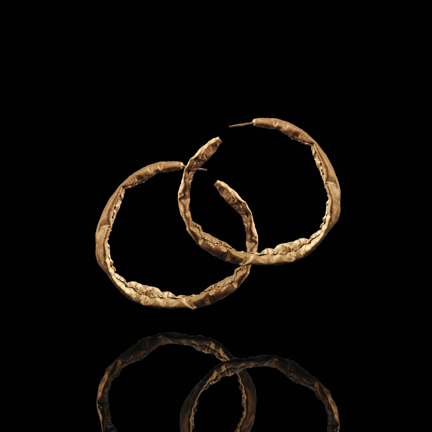 HIMEROS Circle Silver Earrings Maciej Rozenberg