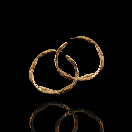 HIMEROS Circle Silver Earrings Maciej Rozenberg