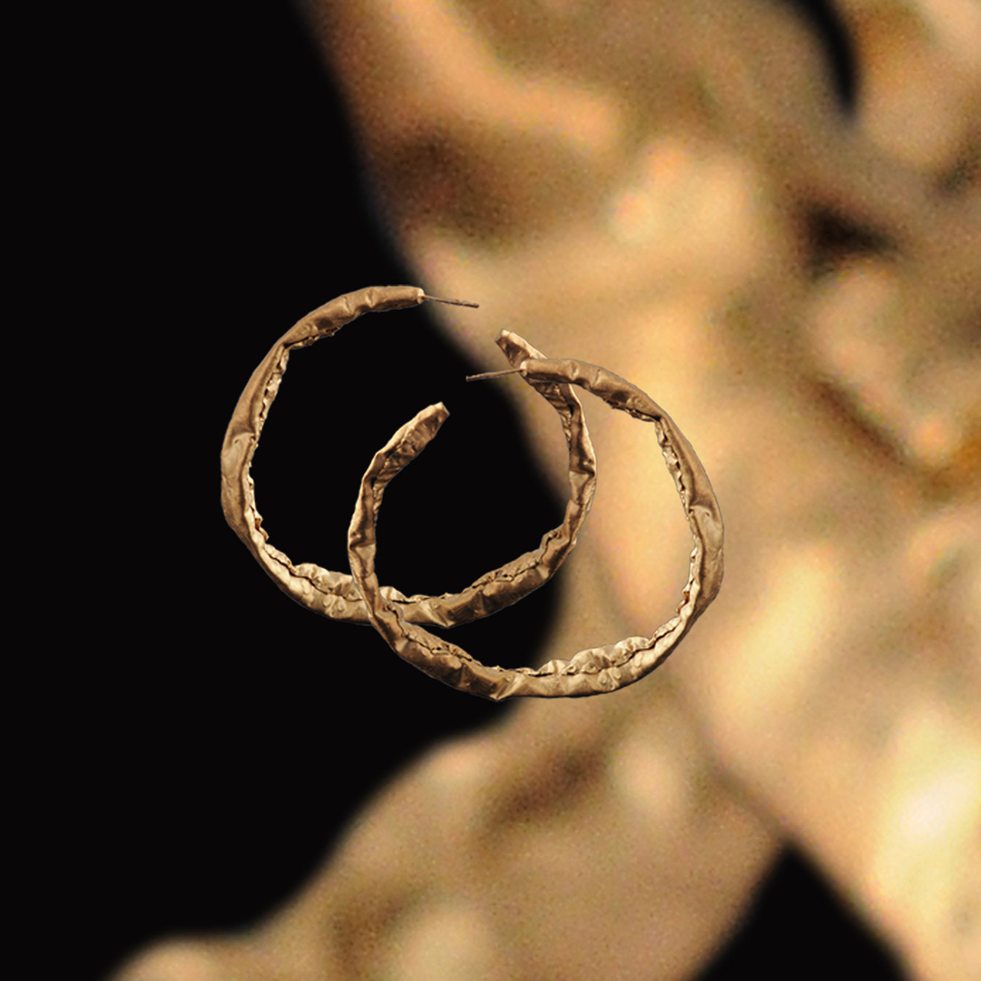 HIMEROS Circle Silver Earrings Maciej Rozenberg