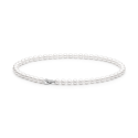 Freshwater Pearl Necklace with Decorative Clasp - 55 cm