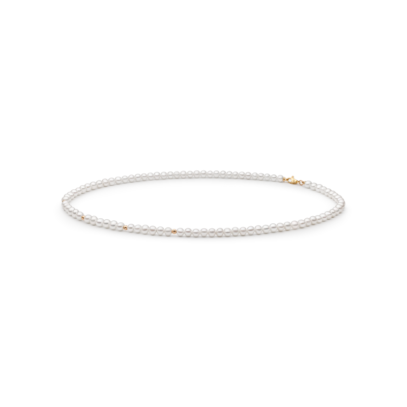 Pearl and Rose Gold 14K Necklace
