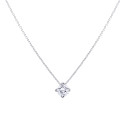 Diamond 0,47 ct Necklace - white 14K gold
