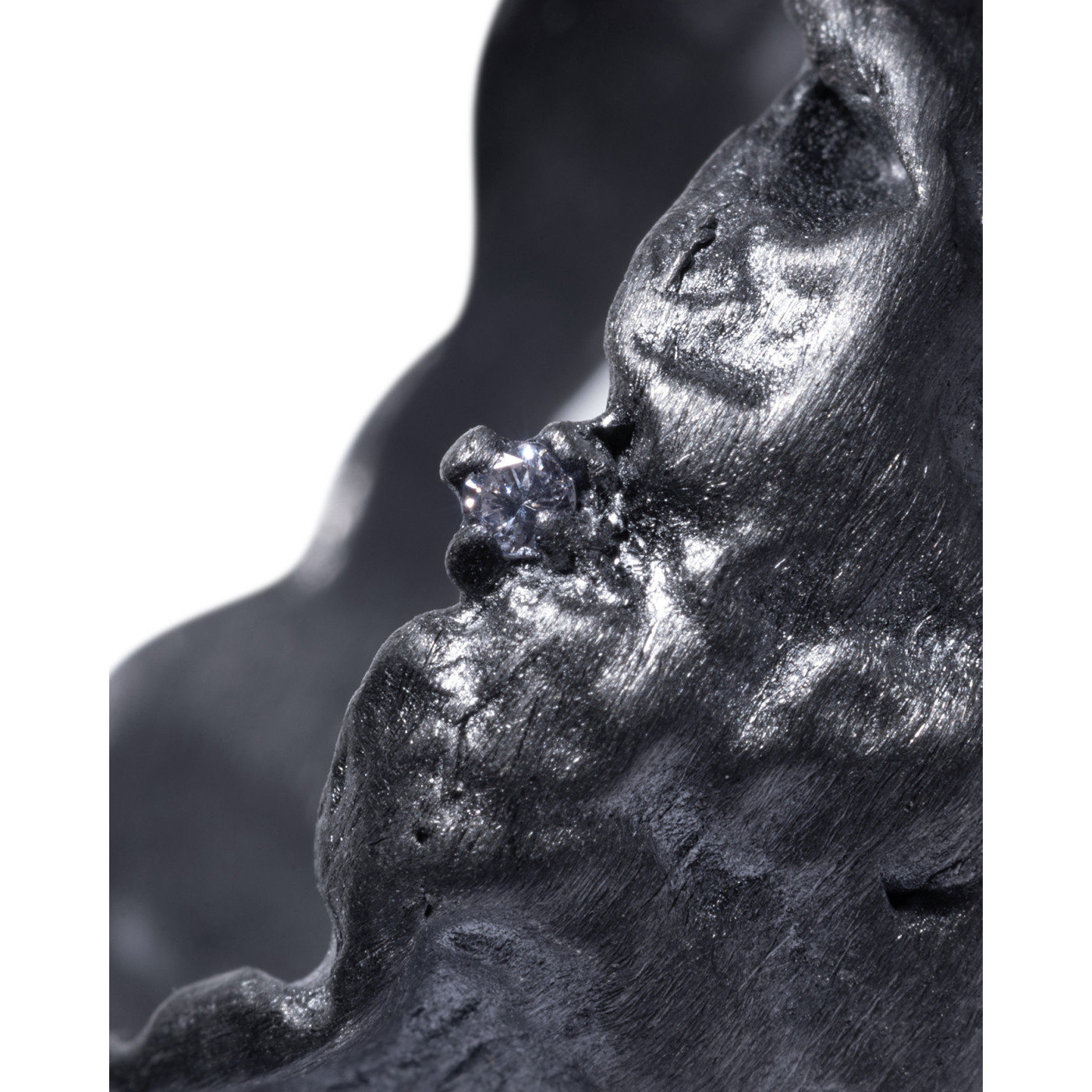 HIMEROS Black Silver Ring Maciej Rozenberg