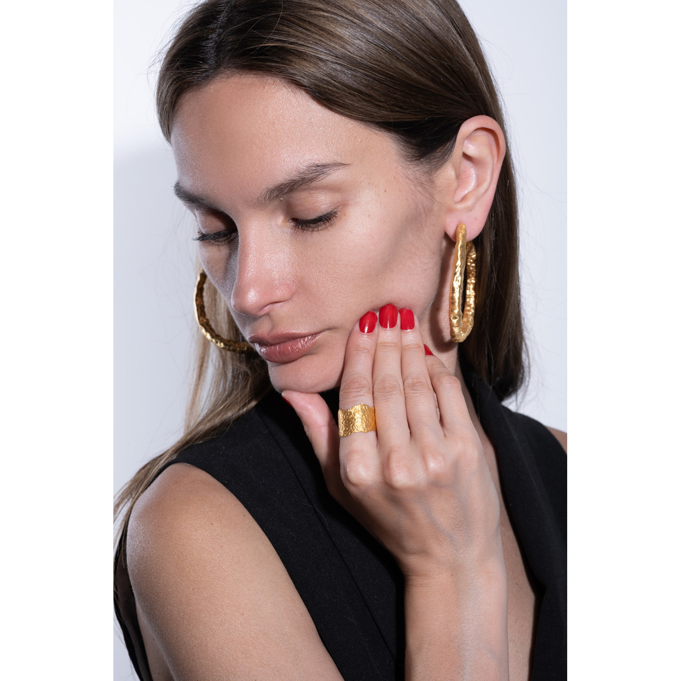 HIMEROS Circle Silver Earrings Maciej Rozenberg