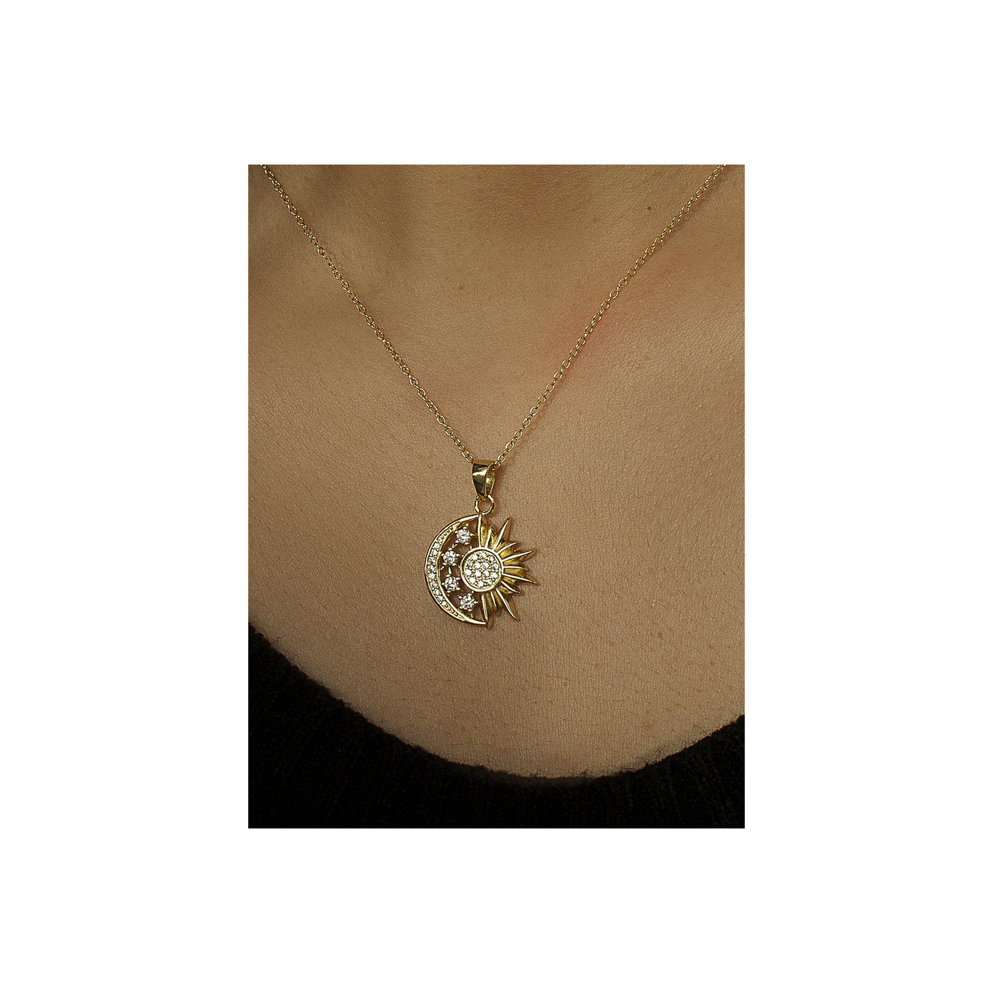 copy of Sun & Moon Mother of Pearl Neckalce