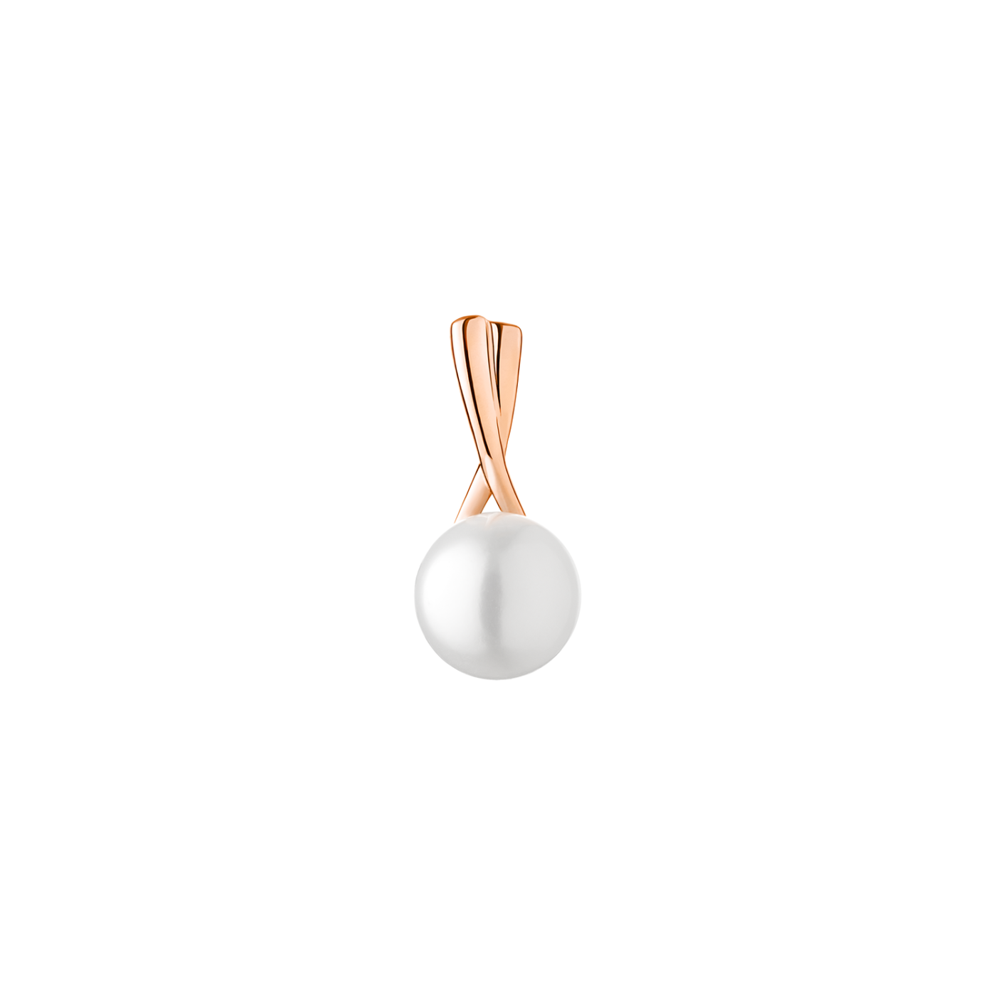 Pearl Pendant - rose gold plated