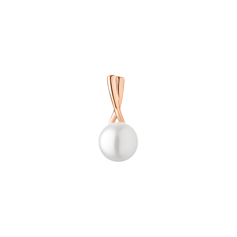 Pearl Pendant - rose gold plated