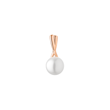 Pearl Pendant - rose gold plated