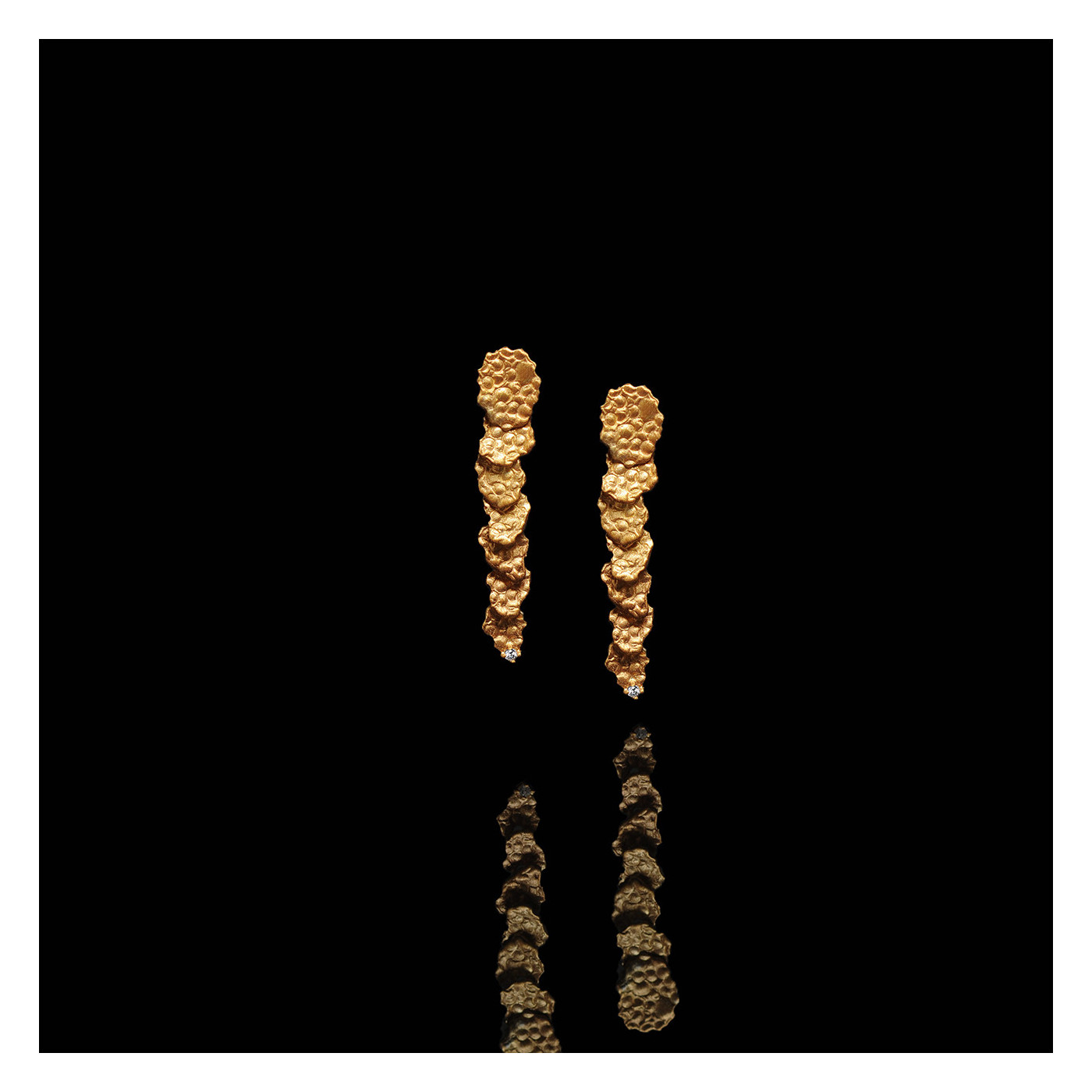 Hesperia Gold -  Silver 925 Earrings - Maciej Rozenberg