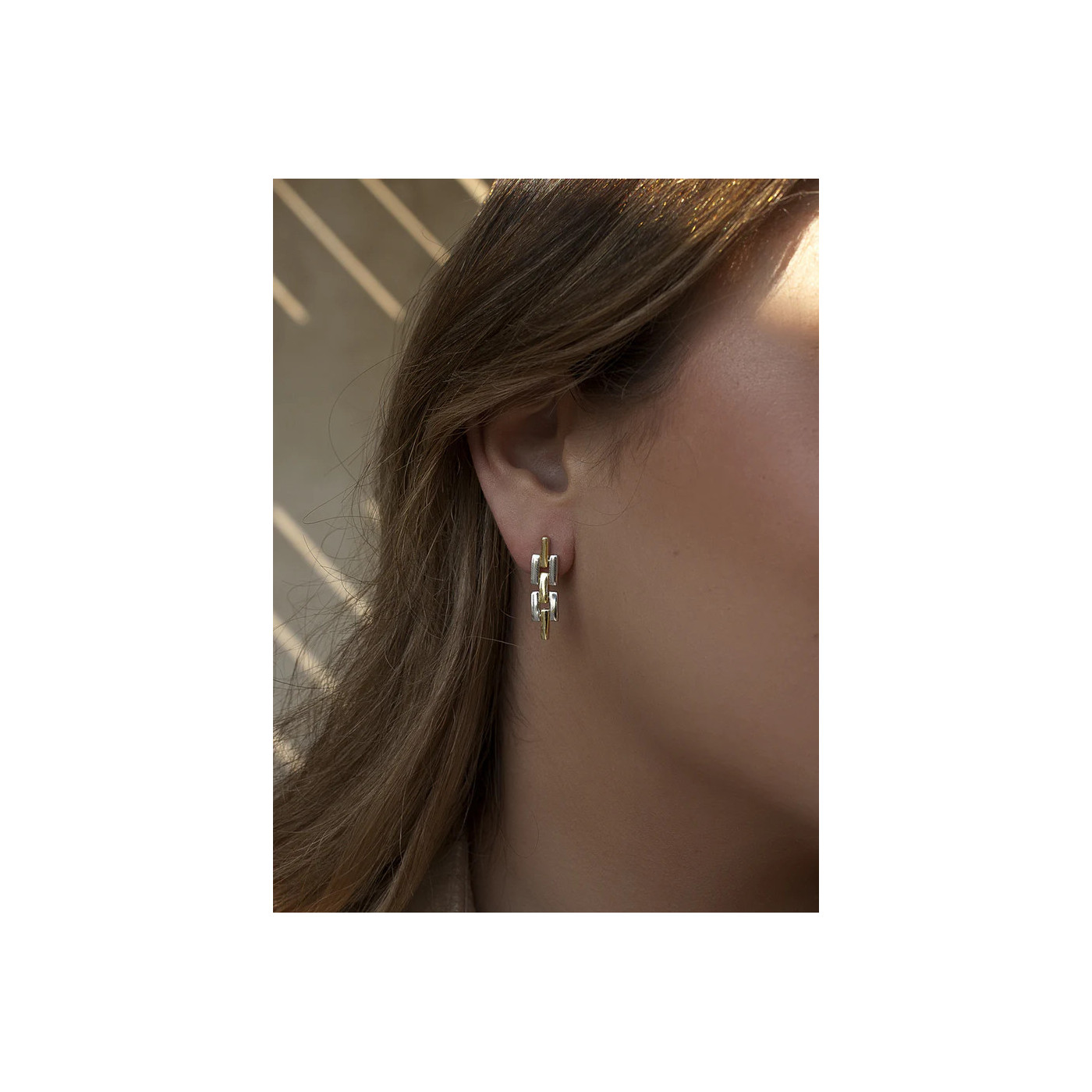 Bicolor Silver Earrings Bicolor Silver Earrings