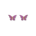 Butterfly Earrings - silver and titanium Butterfly Earrings - silver and titanium