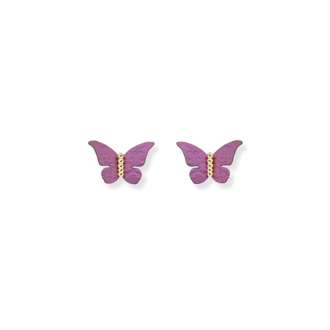 Butterfly Earrings - silver and titanium Butterfly Earrings - silver and titanium