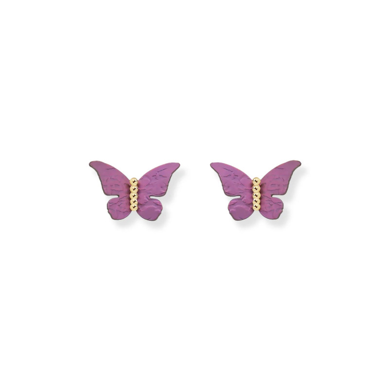 Butterfly Earrings - silver and titanium Butterfly Earrings - silver and titanium
