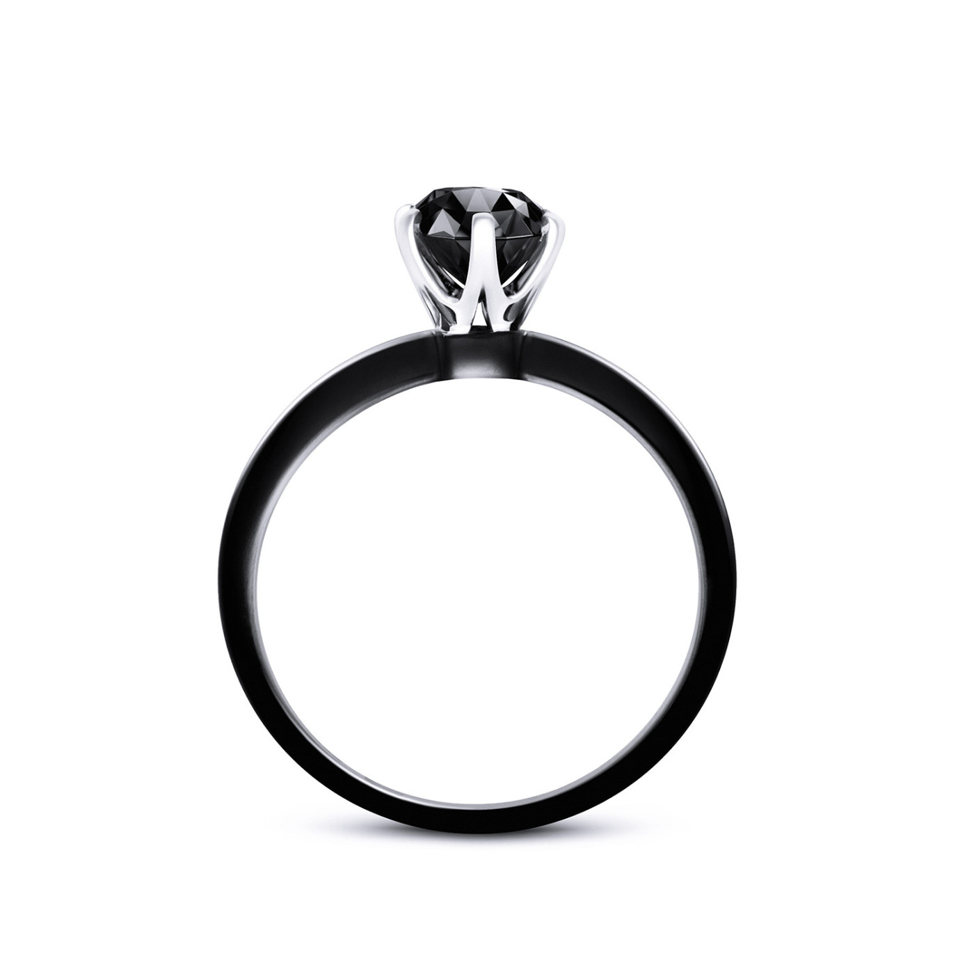 Black Diamond 1,24 ct Ring