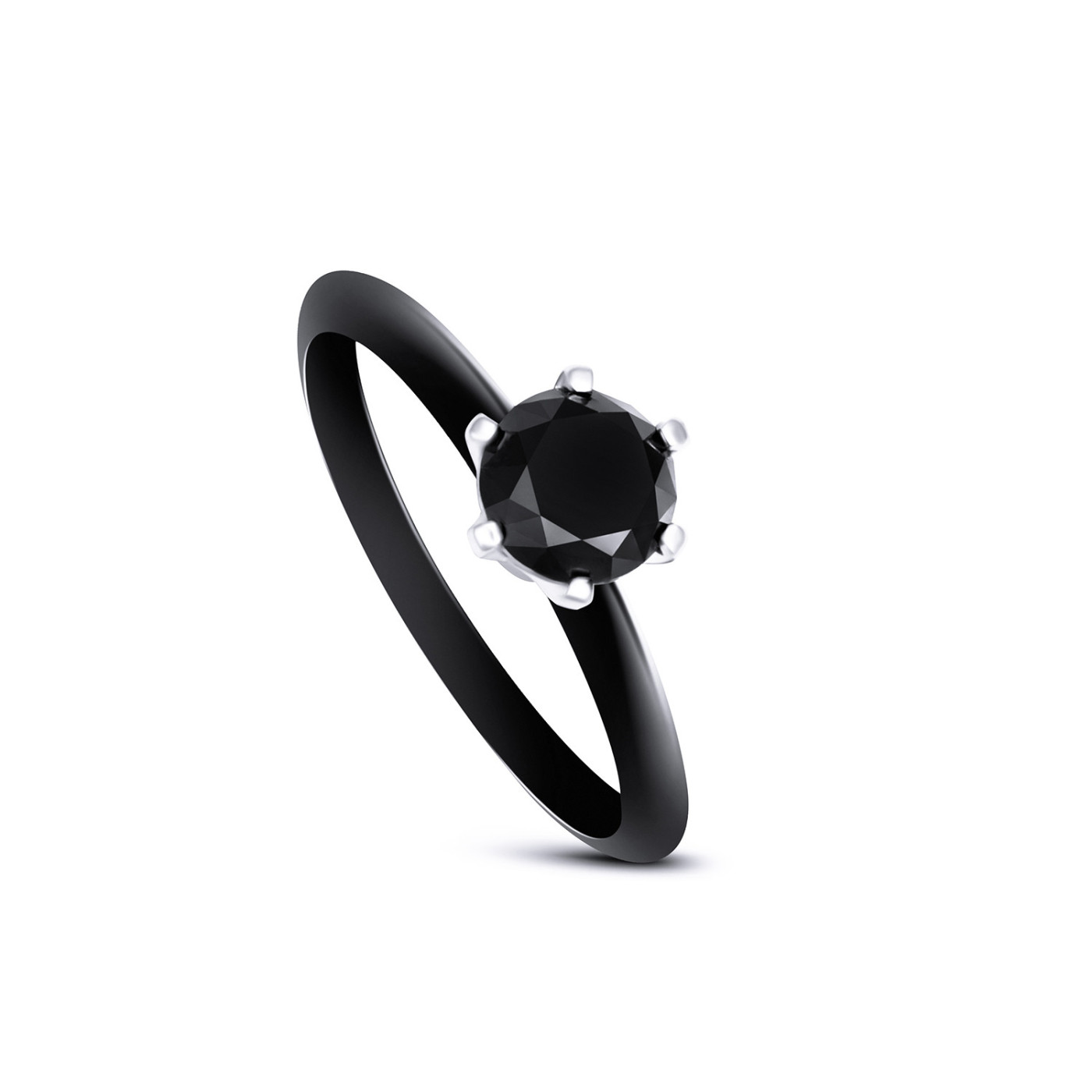 Black Diamond 1,24 ct Ring