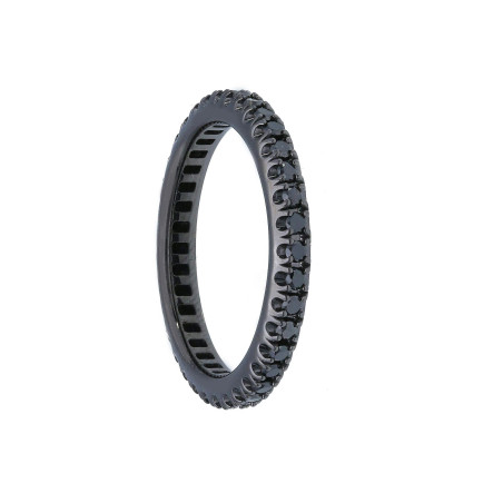 Black Diamonds Eternity ring 0.55 ct