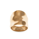 Dallacqua wide gold ring