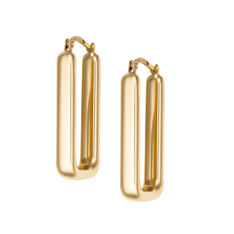 La Prima Simple - 585 Gold Earrings La Prima Simple - 585 Gold Earrings