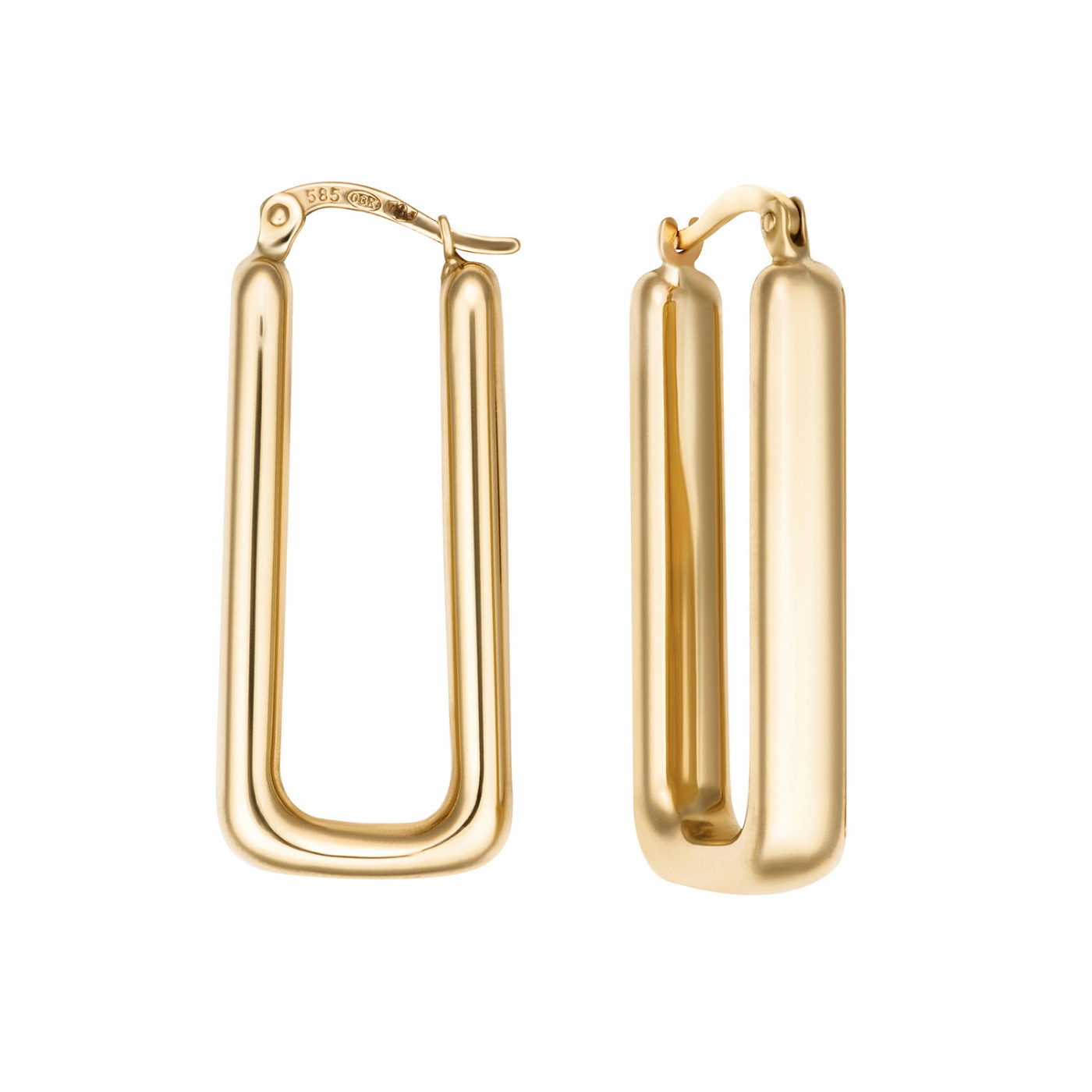 La Prima Simple - 585 Gold Earrings La Prima Simple - 585 Gold Earrings