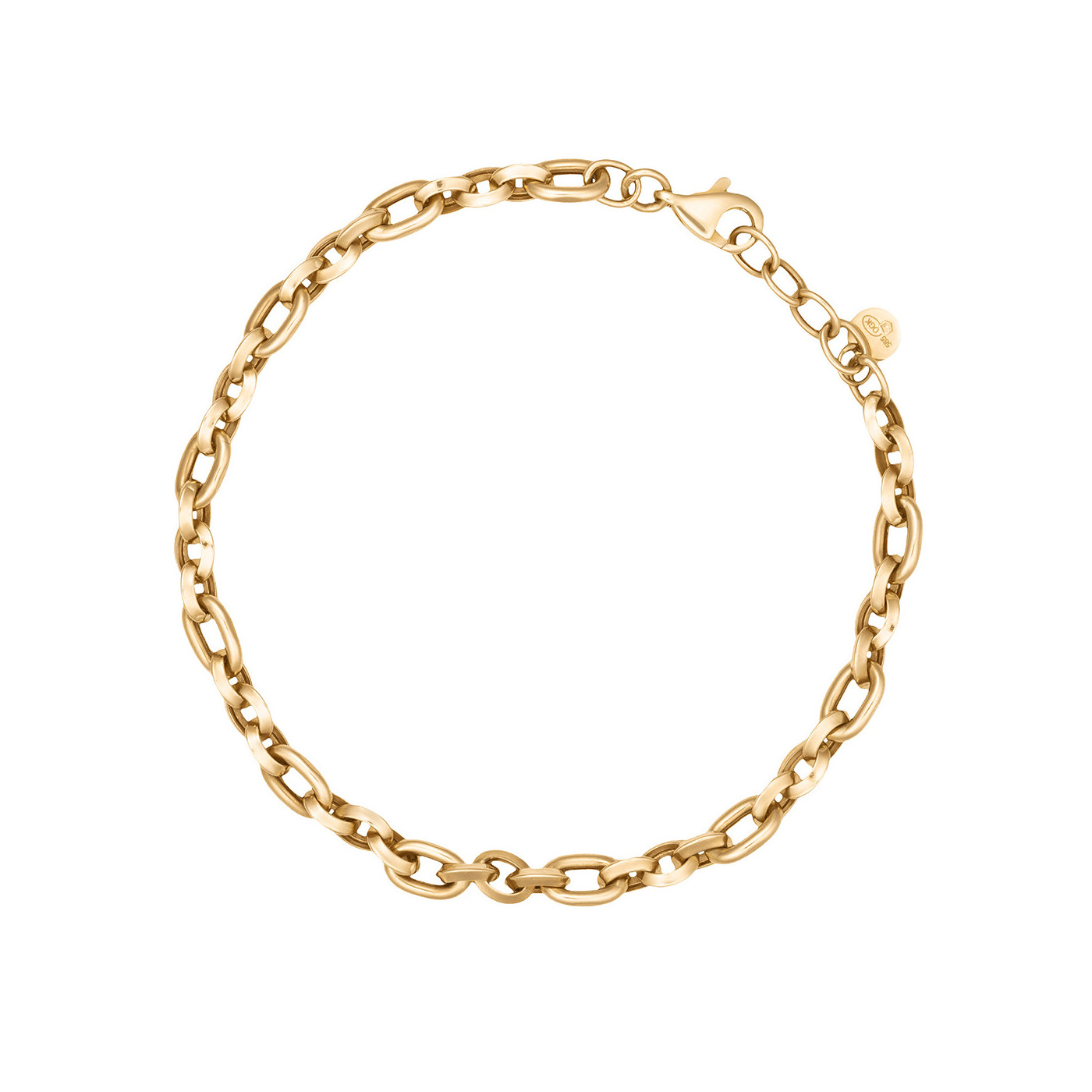 Klasyczna złota bransoletka z ogniwami - próba 585