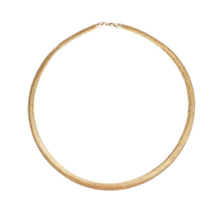 Gold ribbon-style Necklace