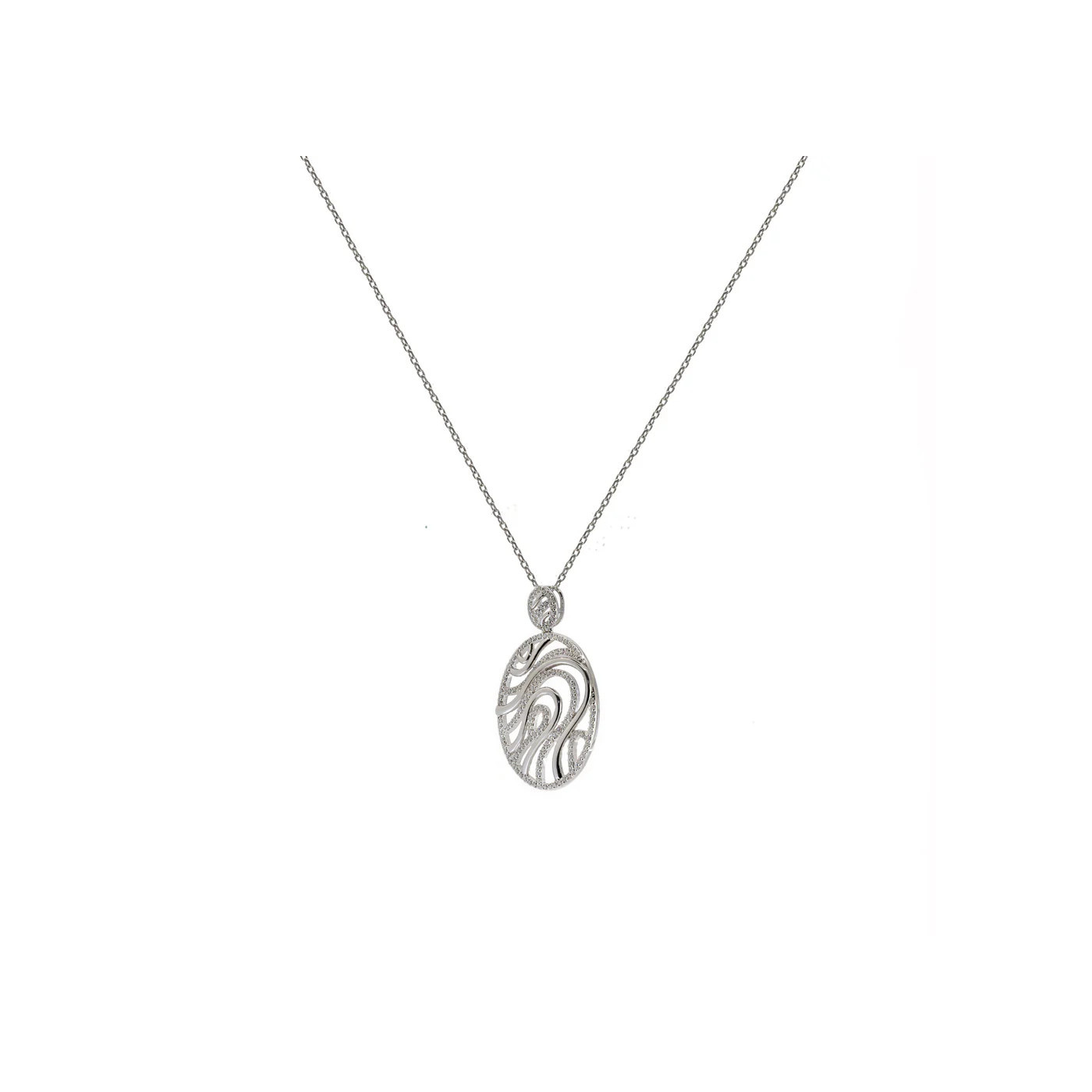 925 Silver Oval Necklace