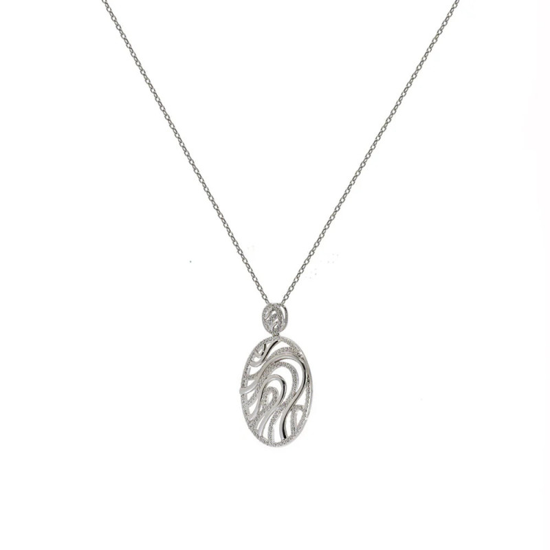 925 Silver Oval Necklace