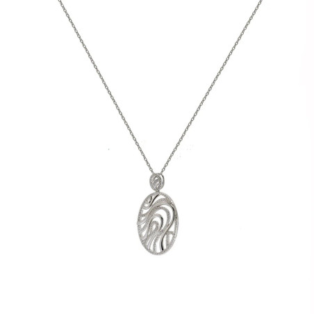 925 Silver Oval Necklace