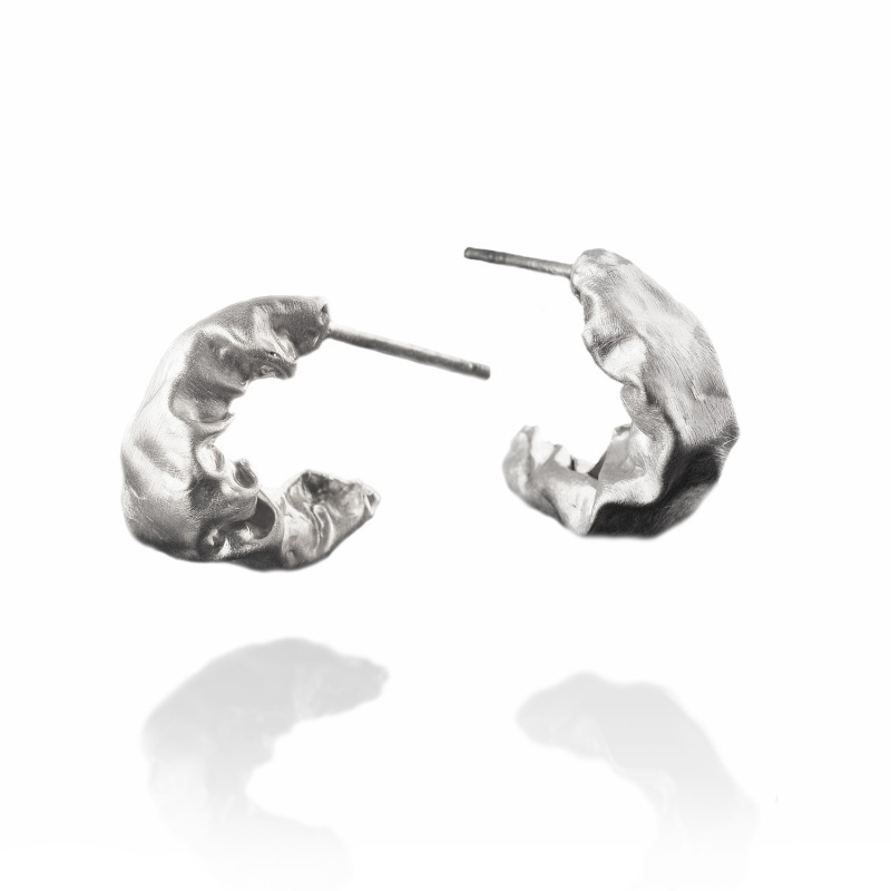 HIMEROS Silver Earrings Maciej Rozenberg - natural silver