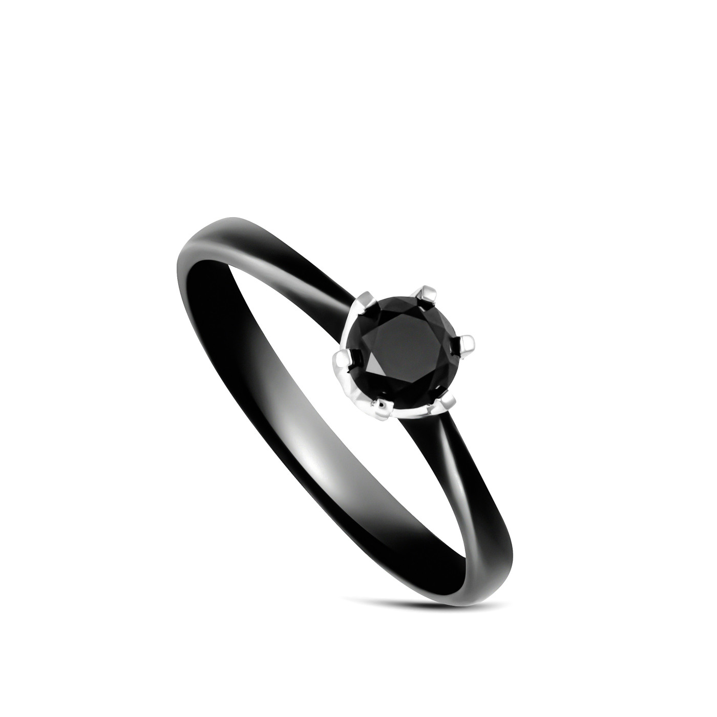 Black Diamond Ring 0,49 ct