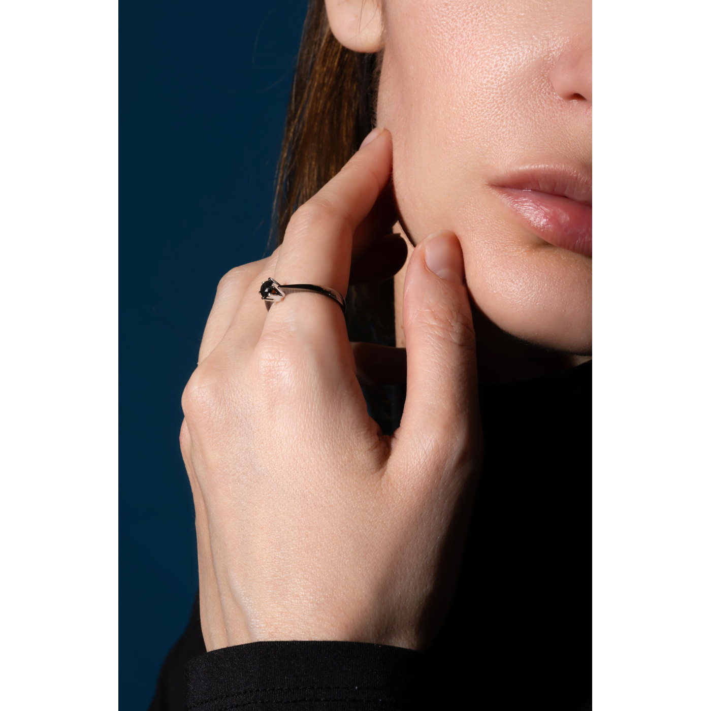 Black Diamond Ring 0,49 ct