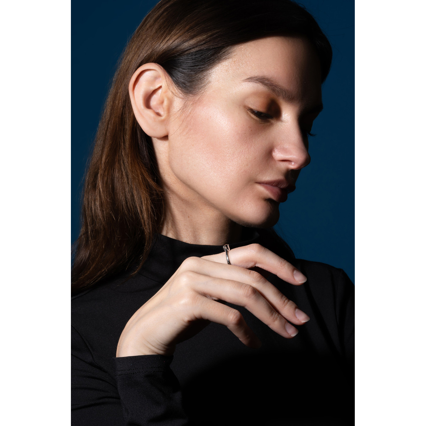 Black Diamond Ring 0,49 ct