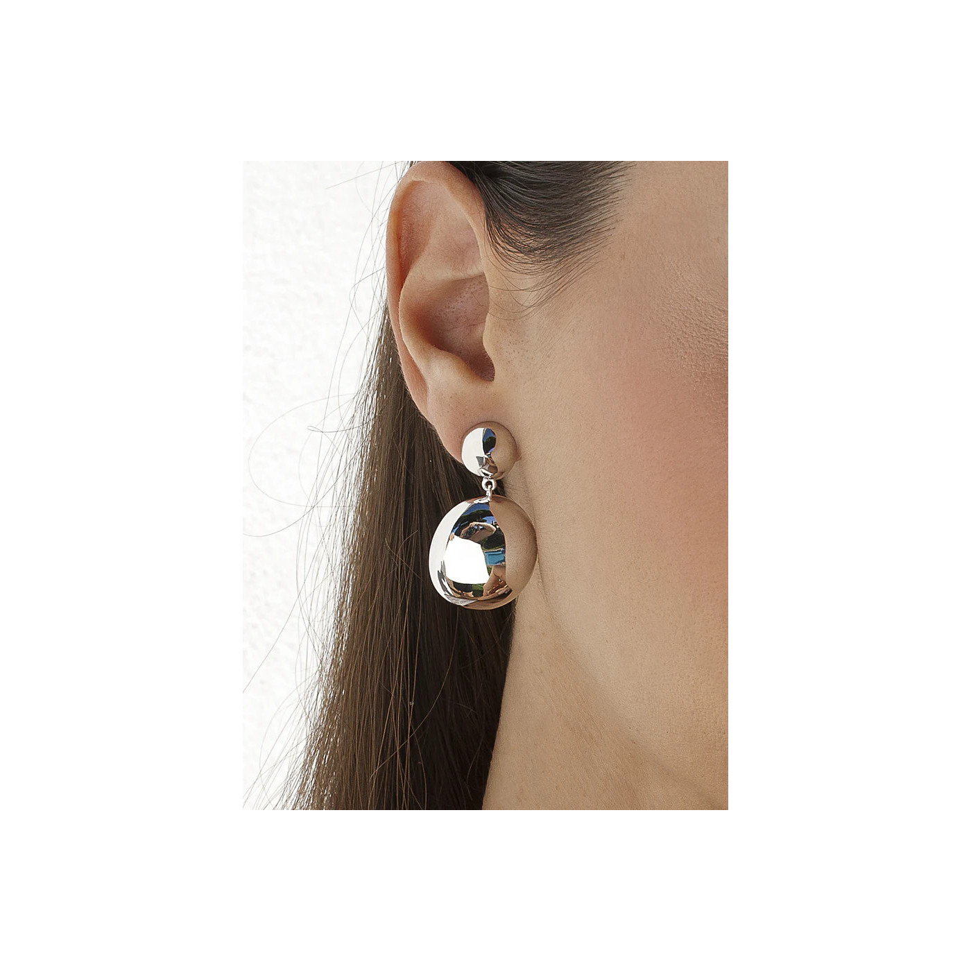 Orbital Light - Silver Earrings