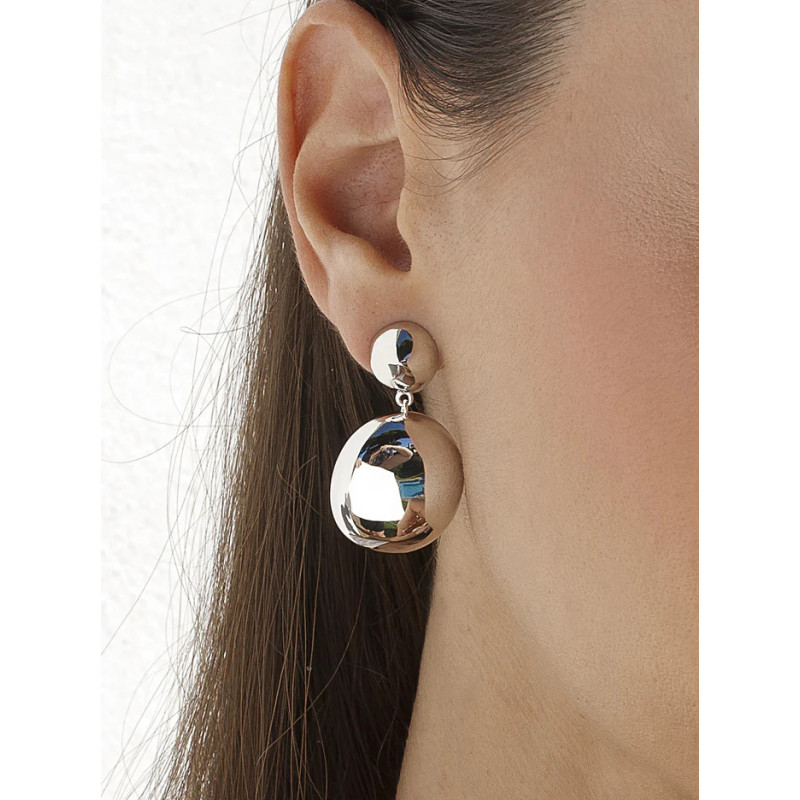 Orbital Light - Silver Earrings
