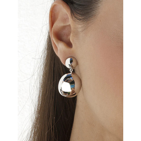 Orbital Light - Silver Earrings