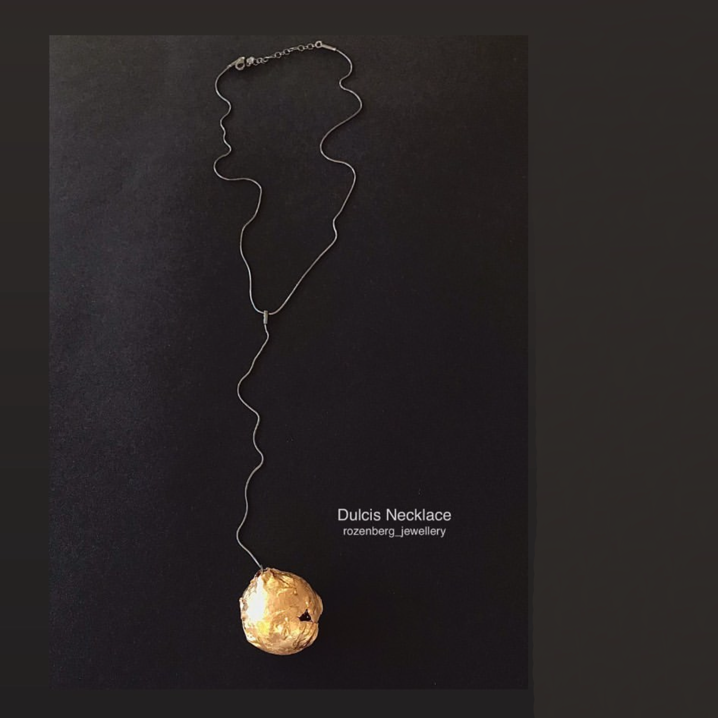 DULCIS Srebrny Naszyjnik - Maciej Rozenberg DULCIS Srebrny Naszyjnik - Maciej Rozenberg